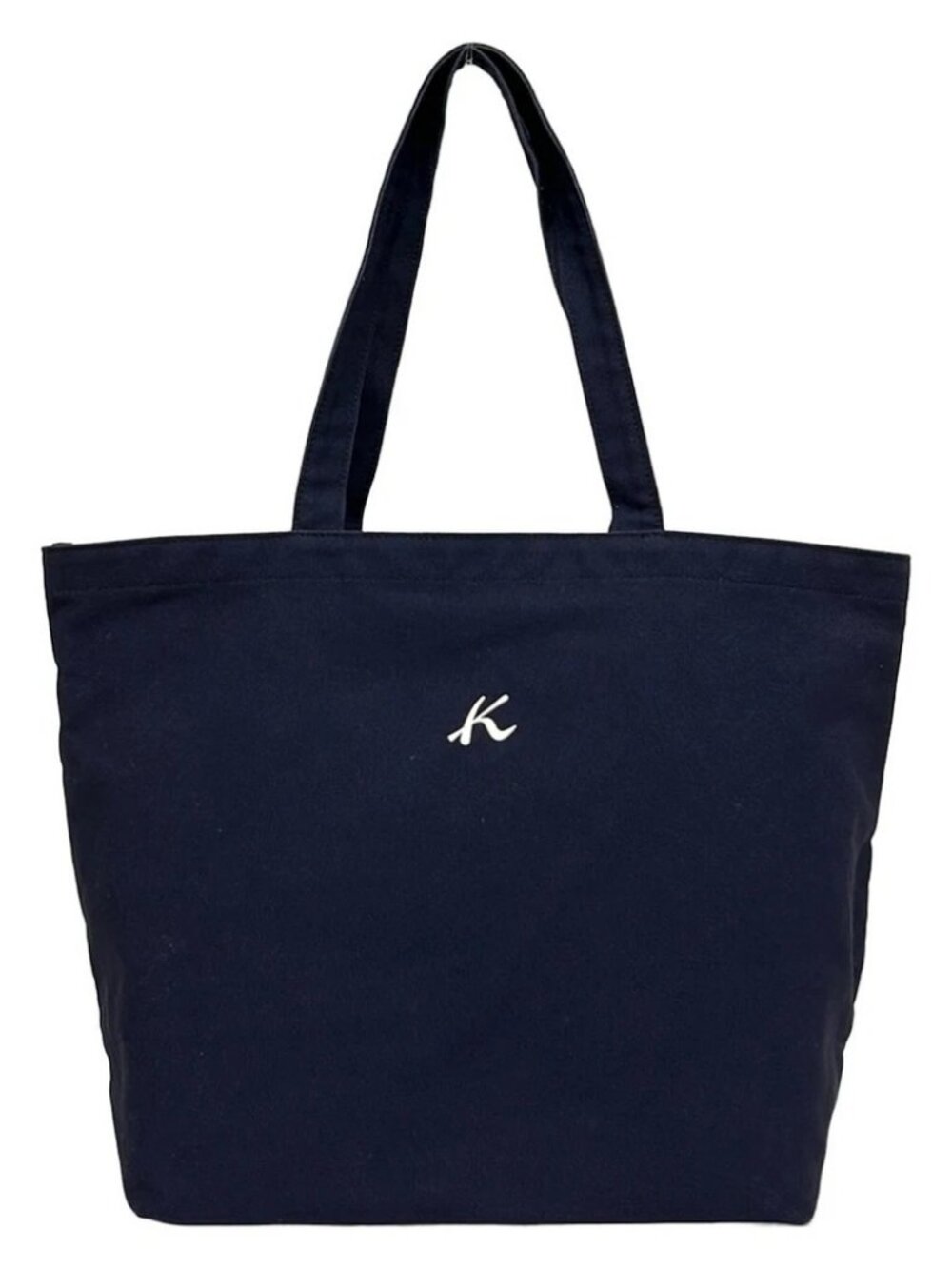 KITAMURA Navy Canvas Tote Bag